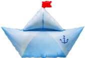 Шар фольга фигура Бумажный кораблик 32" 81смFL (упак)