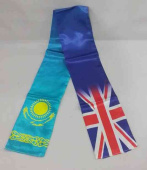 Сувенир Шарф атласный Англия 123смАА