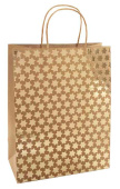 Пакет крафт L 24х31см Роскошь золота Дизайн №3 ДБ