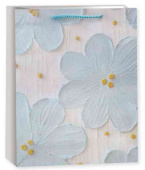 Пакет бумажный L 26х32см Большие цветы Дизайн №4 ДБ