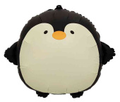 Шар фольга фигура Пингвин Сатин 23" 58см FL