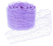 Лента декоративная 4,5х10м Широкое Кружево Сиреневый ВВ