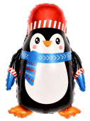 Шар фольга фигура Пингвин в шапочке 28" 71см FL (упак)