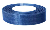 Лента органза 2,5х22,85см Синий ДБ