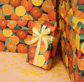 Коробка Прямоугольник 12х6х4см Мандаринки ДБ