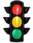 Шар фольга фигура Светофор 32" 81см ВЗ (упак)