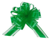 Бант 5х15см Широкая полоса Зеленый 15 см