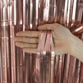 Занавес Дождик 100х200см матовый Розовое Золото ВВ