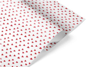 Бумага рулон 0,6х10м Сердечки ДБ