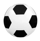 Шар фольга с рисунком 43" FL Сфера Футбольный мяч