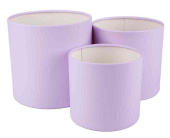 Коробка Цилиндр 21х21см Без крышки Лаванда ДБ