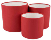 Коробка Цилиндр 12х12см Без крышки Красный ДБ