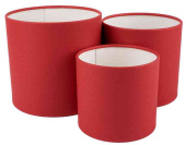 Коробка Цилиндр 21х21см Без крышки Красный ДБ