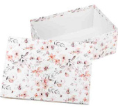 Коробка Прямоугольник 24х16х10см Нежные цветы Миленд
