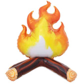 Шар фольга фигура AIR Костер пылающий 33" 84см FL (упак)