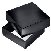 Коробка складная 18х18х6см METALLIC черная Ккс-03401 Хатбер