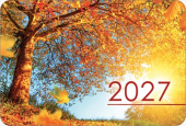 Календарь 2027 карманный Золотая осень (20шт) Праздник