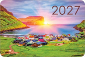 Календарь 2027 карманный Посёлок в заливе летом (20шт) Праздник